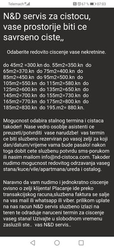 N&D servis za čistoću - apartmani, uredi, stanovi, vile, kuće, stubišta, garaže