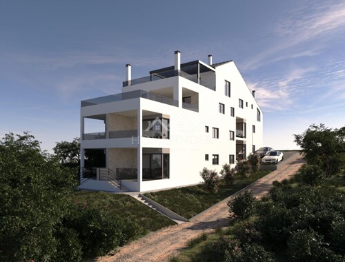 Stan s panoramskim pogledom na more, 4S, Mandre, 84m2, NOVOG