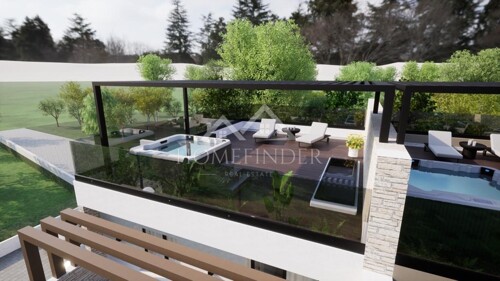 Luksuzna kuća u nizu s bazenom, 100m2, Vodice, NOVOGRADNJA,