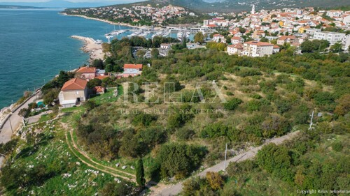 Novi Vinodolski - zemljište prvi red do mora za gradnju hote