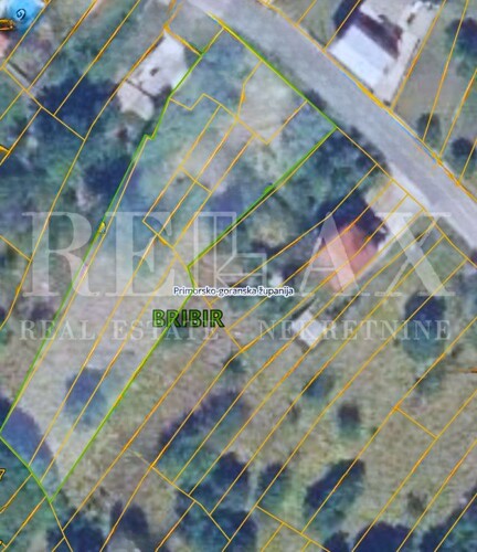 Bribir - građevinski teren uz cestu