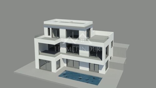 Zemljište 451 m² na otoku Čiovo s dozvolom za luksuznu vilu