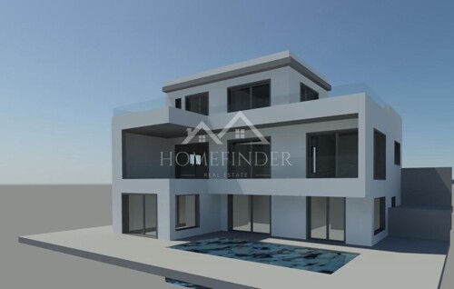 Zemljište 451 m² na otoku Čiovo s dozvolom za luksuznu vilu