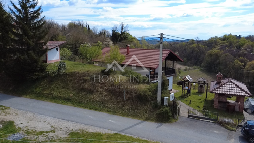 Vikendica s preljepim pogledom i dvorištem, Veliko Trgovišće