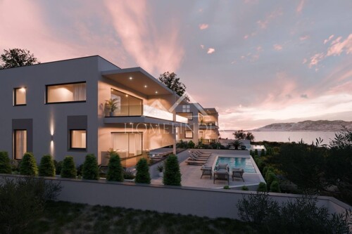 Luksuzna novogradnja s pogledom na more – Bošana, Pag – 95m²
