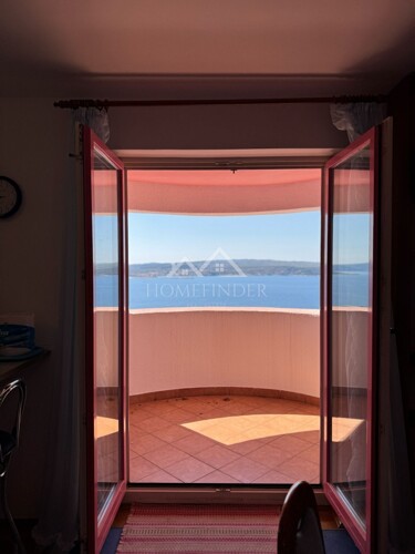 Crikvenica, stan (3S) 60 m² s predivnim pogledom na more