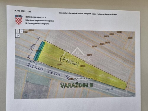 Građevinsko zemljište, Varaždin, 4366 m2