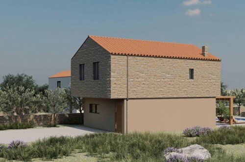 Građevinsko zemljište sa projektom i dozvolom,Svetvinčenat,