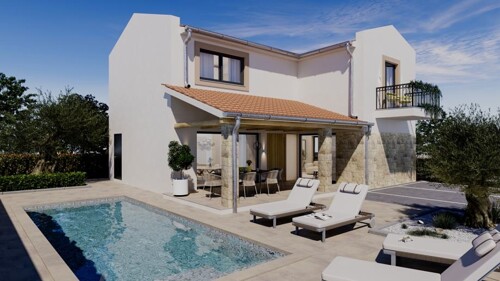 Novogradnja- kuća s bazenom, Krnica,okolica, Istra