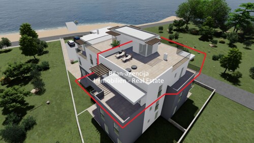Srima, Vodice, moderan, novi stan uz more