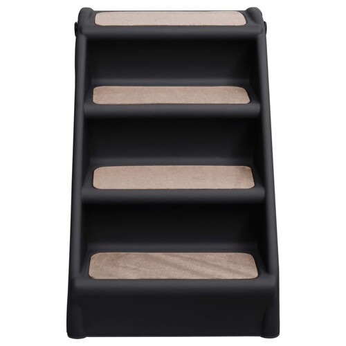 Sklopive stepenice za pse crne 62 x 40 x 49,5 cm - NOVO