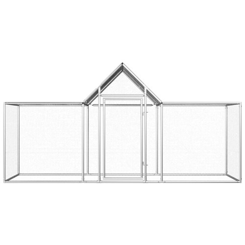 Kokošinjac od pocinčanog čelika 3 x 1 x 1,5 m - NOVO