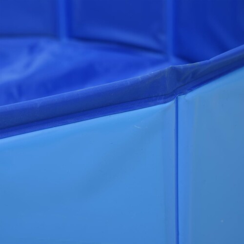 Sklopivi bazen za pse plavi 120 x 30 cm PVC - NOVO