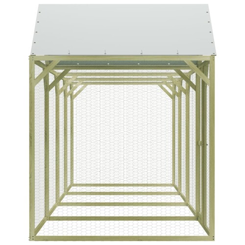 Kavez za kokoši od impregnirane borovine 6 x 1,5 x 2 m - NOVO