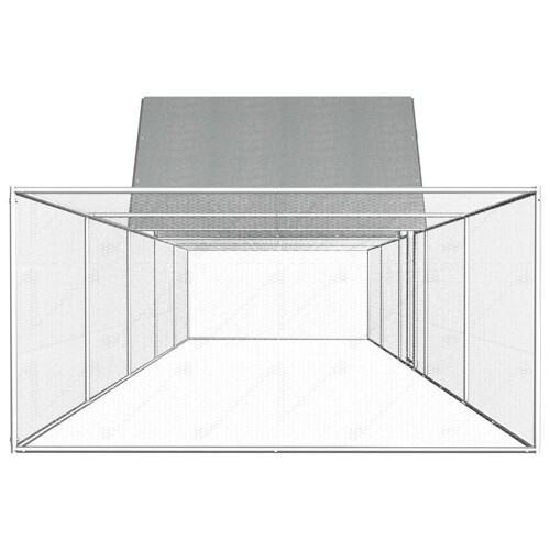 Kokošinjac od pocinčanog čelika 10 x 2 x 2 m - NOVO