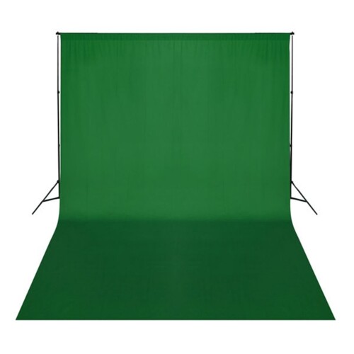 Pozadina pamučna zelena 500x300 cm Chroma key - NOVO