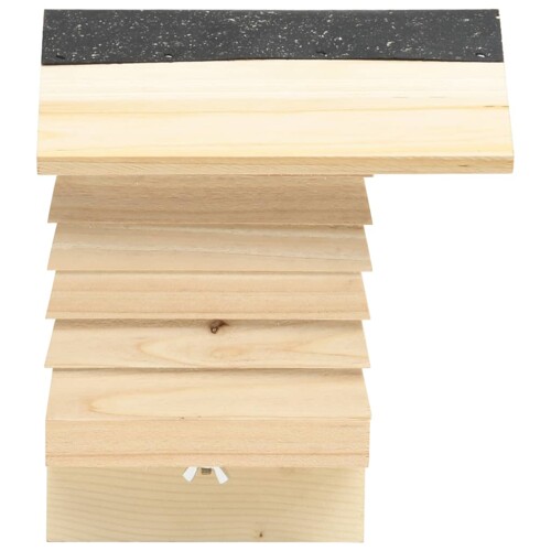 314814 Bee Hotel Solid Firwood 22x20x20 cm - NOVO