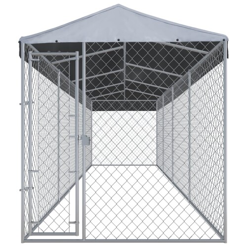 Vanjski kavez za pse s krovom 760 x 190 x 225 m - NOVO