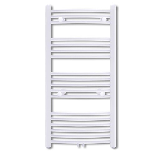 Kupaonski Radijator za Centralno grijanje Zaobljenih cijevi 600 x 1160mm Boč...