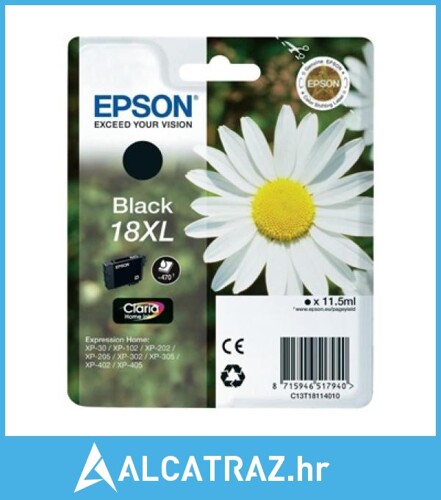 Originalna katruša s tintom Epson C13T18114010 Črna - NOVO