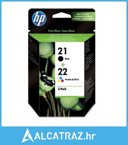 Originalna katruša s tintom Hewlett Packard SD367AE Trobojna Črna - NOVO