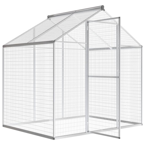 Vanjski kavez za ptice od aluminija 178 x 122 x 194 cm - NOVO