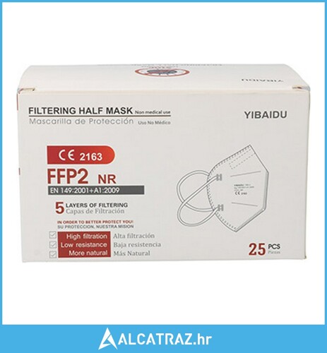 Zaštitna Respiratorna maska Xg Face FFP2 (25 pcs) - NOVO