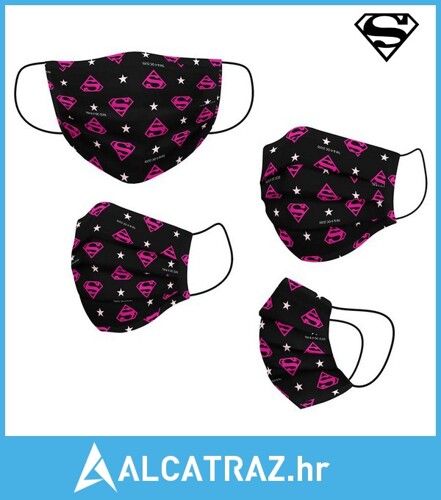 Higijenska maska za višekratnu upotrebu DC Super Hero Girls Odrasla osoba Cr...