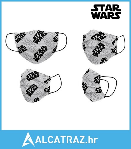 Higijenska maska Star Wars + 11 Godina Siva - NOVO