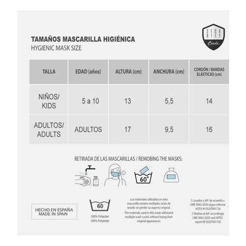 Higijenska maska Minnie Mouse Children's Crvena - NOVO