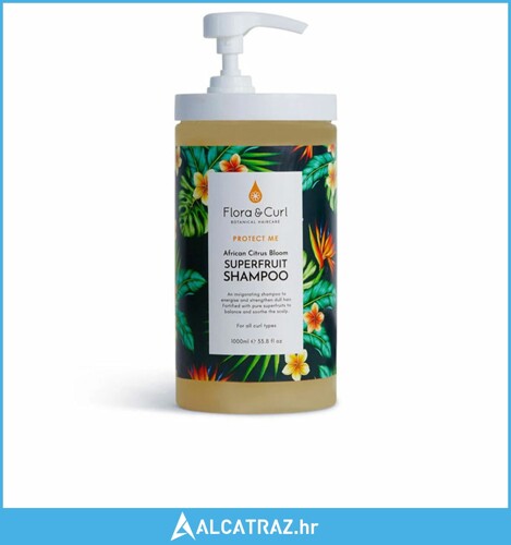 Šampon za Kovrčavu Kosu Flora & Curl Protect Me Superfruit (1000 ml) - NOVO