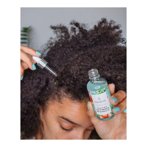 Ulje za Kosu Flora & Curl Soothe Me Metvica Kokos Pred-šampon Osvježavajuć...