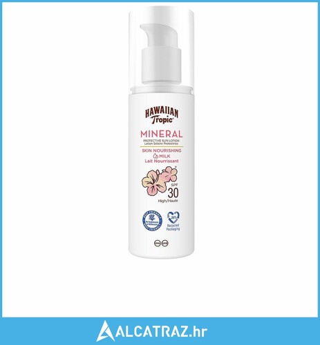 Krema za Sunčanje Hawaiian Tropic Mineral SPF 30 (100 ml) - NOVO