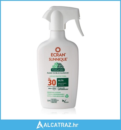 Sprej za Zaštitu Tijela od Sunca Ecran Sunnique Naturals Mlijeko za Sunčanj...