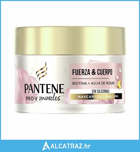 Obnavljajuća Maska za Kosu Pantene Miracle Ružina voda Biotin (160 ml) - NOVO