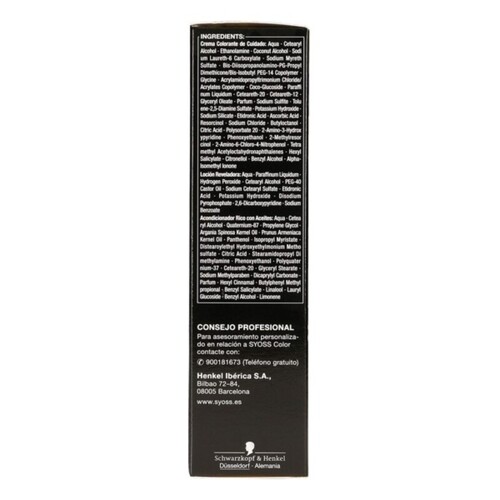 Trajna Boja Olio Intense Syoss N 8,60 Plava Boje Meda - NOVO