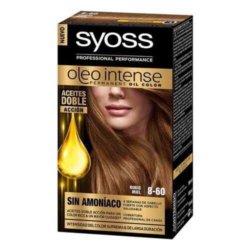 Trajna Boja Olio Intense Syoss N 8,60 Plava Boje Meda - NOVO