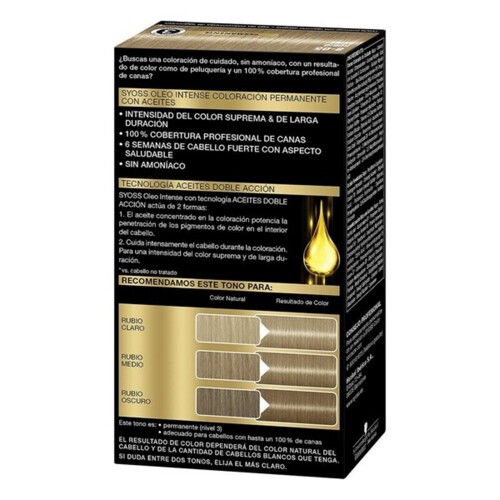 Trajna Boja Olio Intense Syoss Nº 8,05 Plava Bež - NOVO