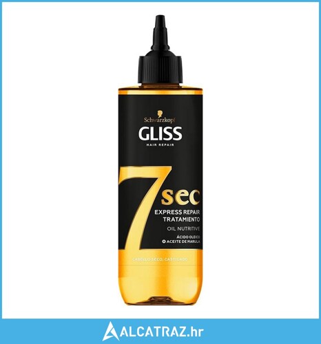 Obnavljajuća Maska za Kosu Schwarzkopf Gliss 7 Sec Oil Nutritive Oleinska ki...