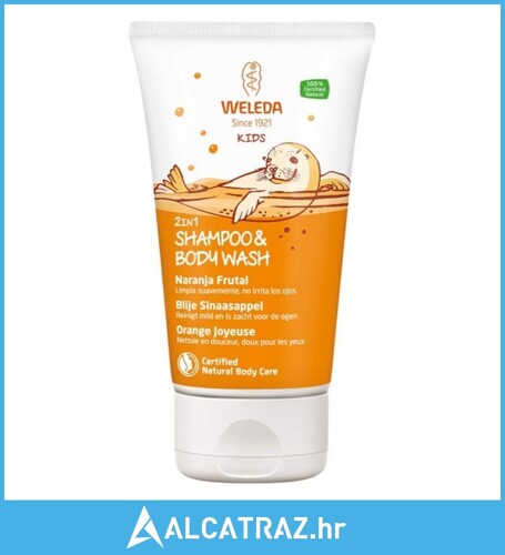 Gel i Šampon 2 u 1 Kids Weleda Oranžna (150 ml) - NOVO