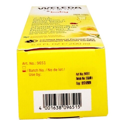 Gel i Šampon 2 u 1 Baby Weleda Neven (200 ml) - NOVO
