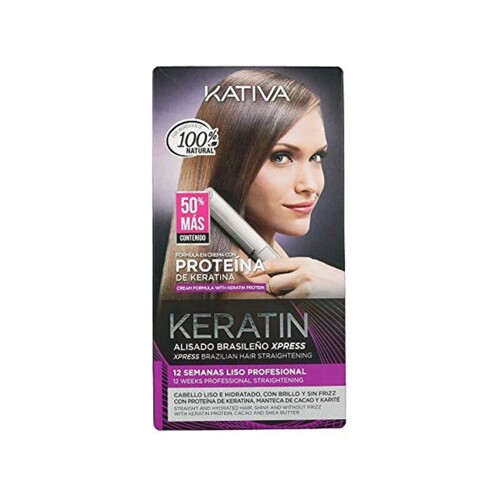 Tretman za Ravnanje Kose Kativa Keratin Brasilian (3 pcs) - NOVO