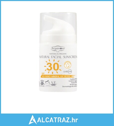 Zaštita Lica od Sunca Natural & Organic Arganour (50 ml) - NOVO