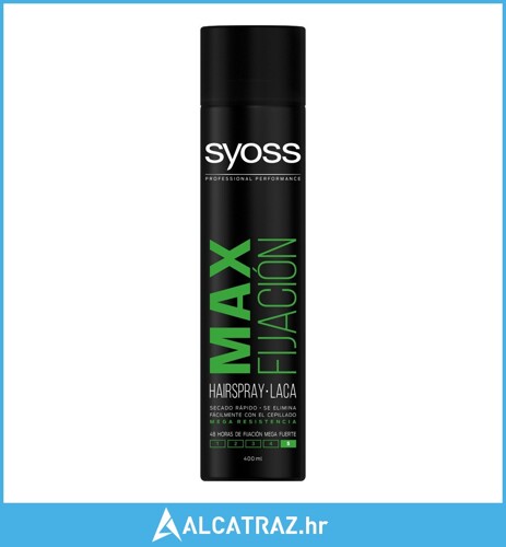 Lak za Učvršćivanje Max Fijación Syoss (400 ml) - NOVO