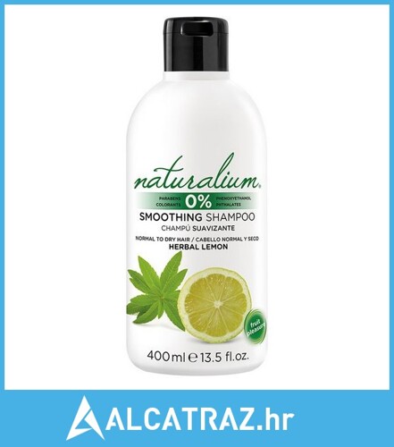 Hidratantni Šampon Herbal Lemon Naturalium (400 ml) - NOVO