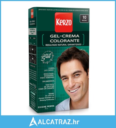 Trajna boja u kremi Kerzo 10 - Črna - NOVO
