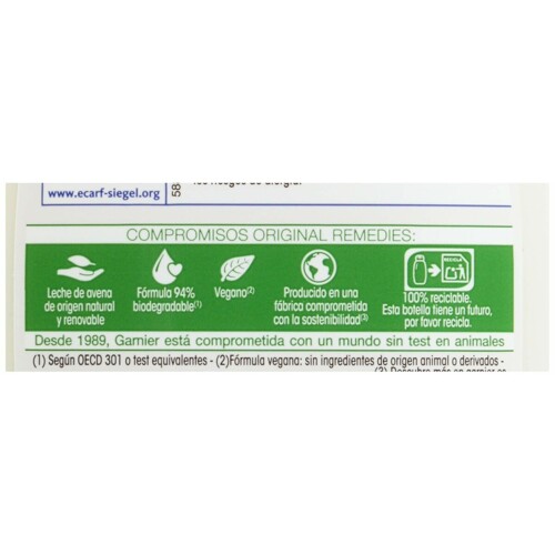 Krema za Oblikovanje Garnier Original Remedies Delicatesse Zob (600 ml) - NOVO