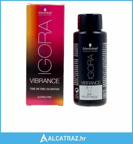 Polutrajni Kolorant Schwarzkopf Igora Vibrance Nº 9-1 (60 ml) - NOVO