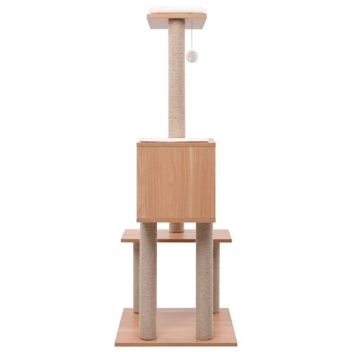 Penjalica za mačke s prostirkom za grebanje od sisala 129 cm - NOVO