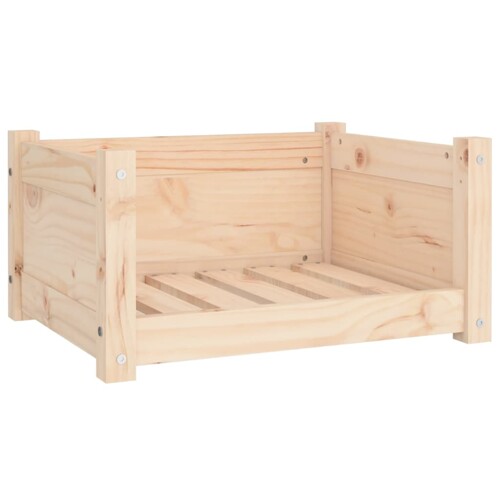 Krevet za pse 55,5 x 45,5 x 28 cm od masivne borovine - NOVO